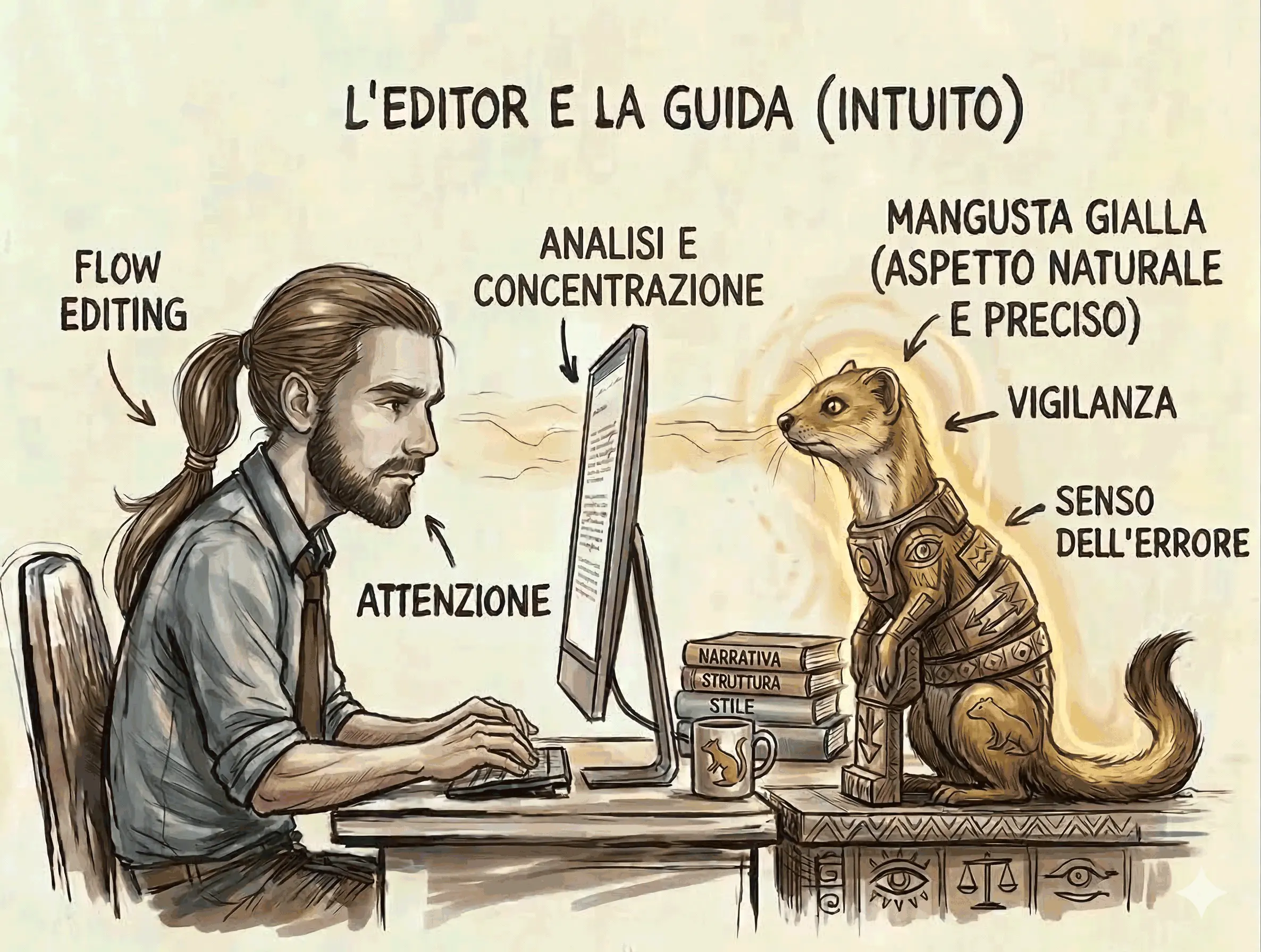 Michele Facco al lavoro