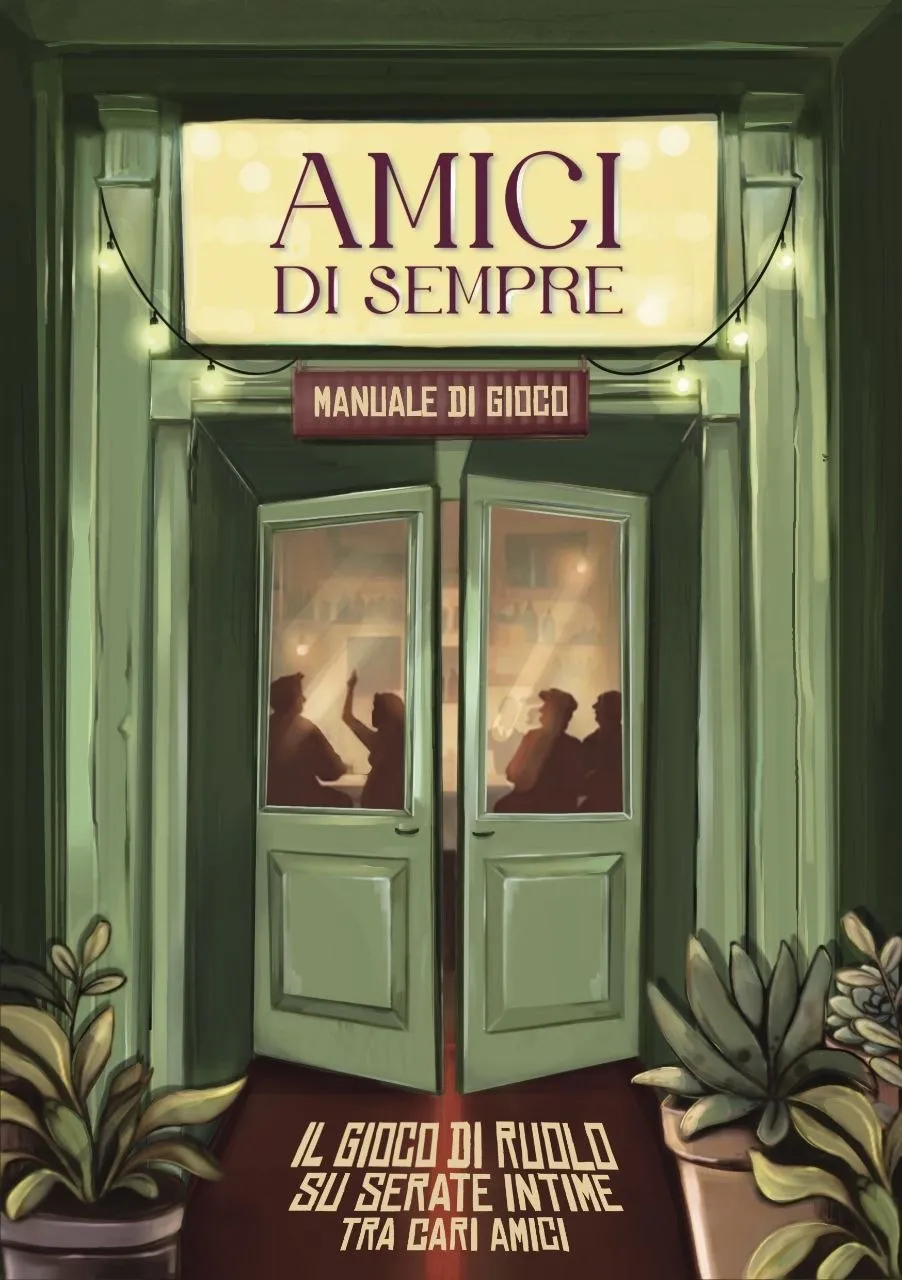 Copertina di Amici di Sempre, il gioco di ruolo di Yellow Mongoose